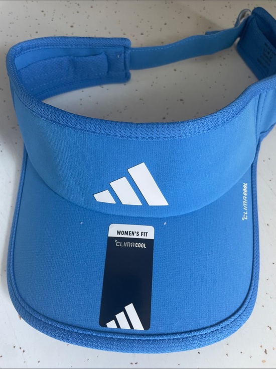 adidas Accessories - adidas Blue Women's Visor with White Logo